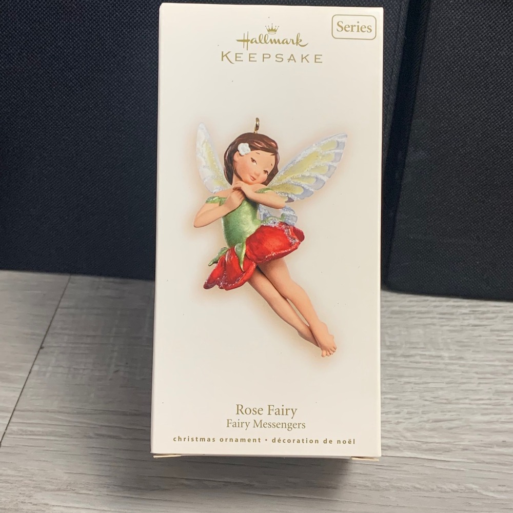 Hallmark Keepsake 2007 Rose Fairy Messengers Christmas Ornament Kristina Kline